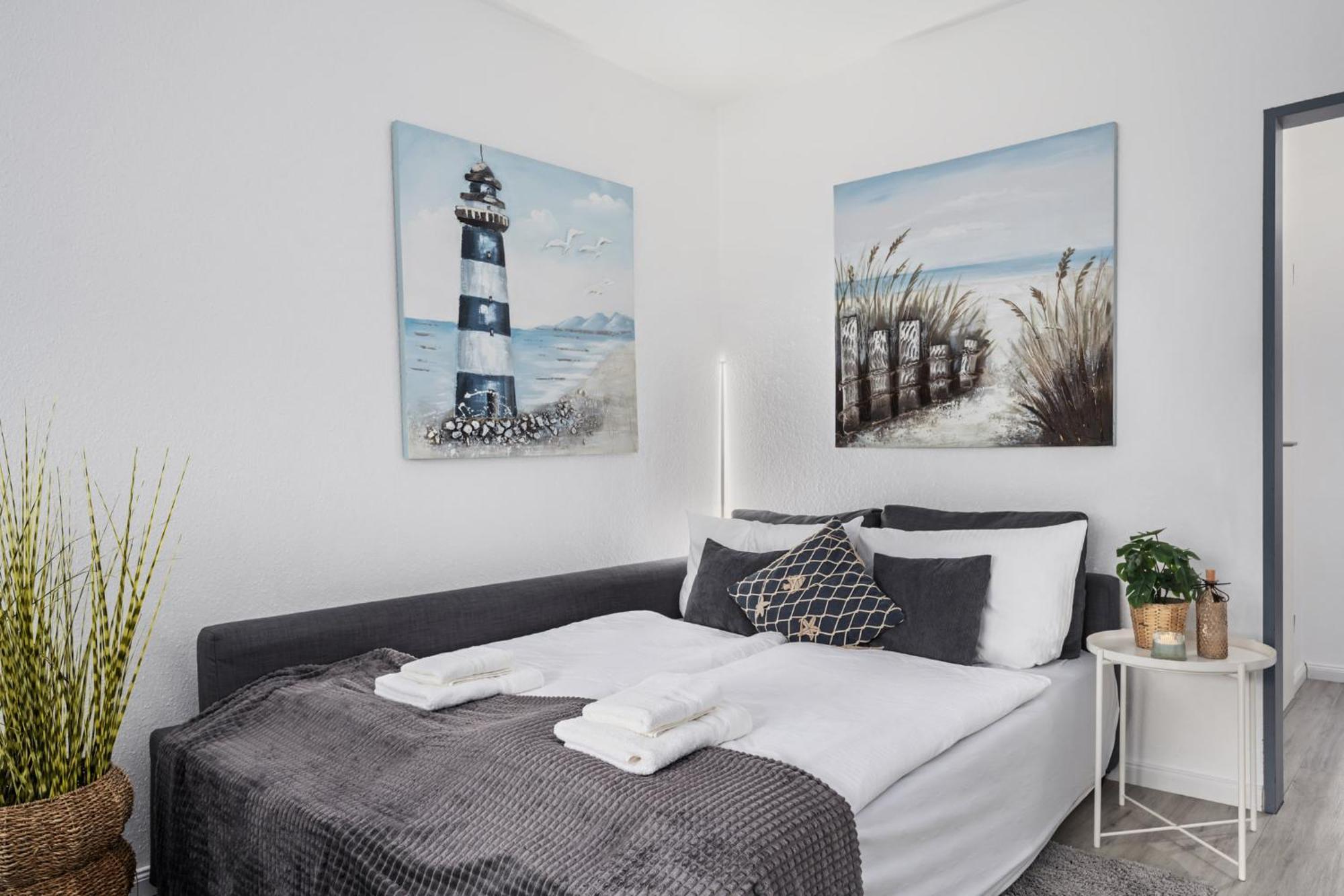Greypearl - Ruhig Gelegen Mit Terrasse - Strandnaehe - Parkplatz - Wlan