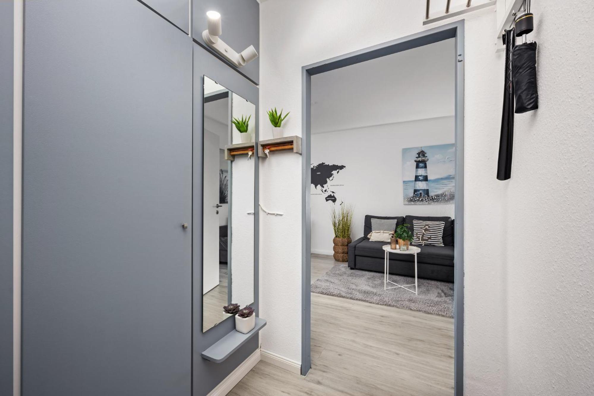 Greypearl - Ruhig Gelegen Mit Terrasse - Strandnaehe - Parkplatz - Wlan Apartment